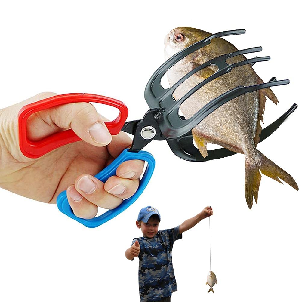 Premium Fishing Pliers with Gripper - Heavy Duty Metal Fish Control Clamp & Tackle Tool for Catch and Release - Perfect for Saltwater & Freshwater Fishing Accessories - Ideal for Anglers, Boat Fishing, and Outdoor Adventures