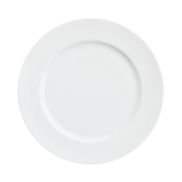 Alani 024121 12.25-Inch Round Dinner Plates - Set of 12, White Ceramic Plates for Restaurants, Catering & Home Use - Durable & Microwave Safe Dishware for Everyday Meals & Special Occasions