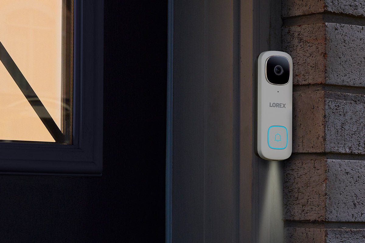 2K HD WiFi Video Doorbell with Smart Motion Detection & Night Vision - Wired Security Camera for Home, Front Door Monitoring & Package Delivery Alerts