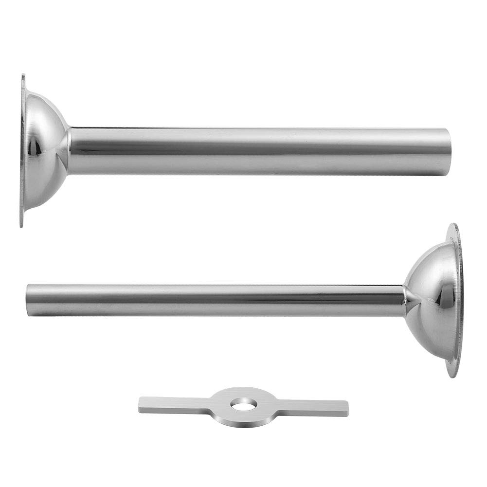 Stainless Steel Food Meat Grinder Attachment & Sausage Stuffer Tubes - Compatible with Size 5 Meat Grinders & Stand Mixers - Perfect for Home Kitchen, Butcher Shop & Commercial Use