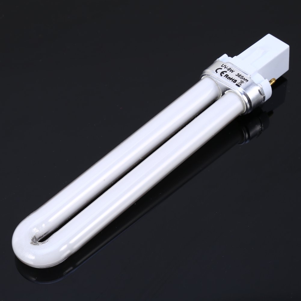 9W UV Nail Lamp Replacement Bulbs for Gel Polish Curing - Professional Salon & Home Nail Art Supplies (Perfect for Manicures, Pedicures & DIY Nail Extensions)