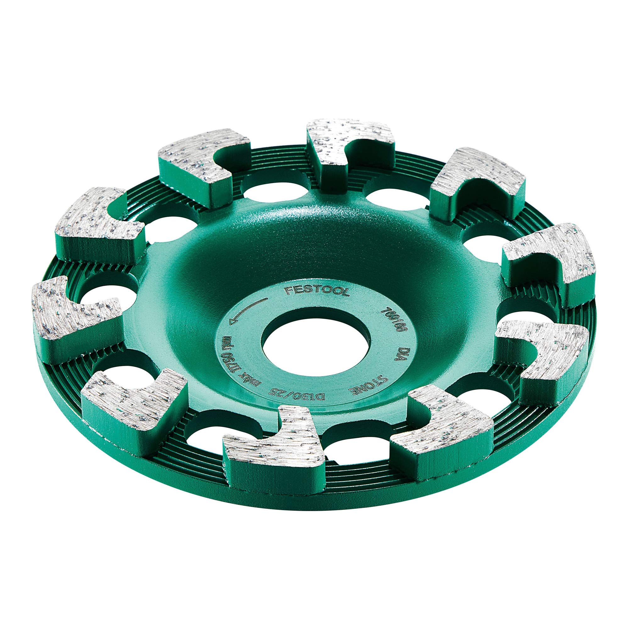Festool 769166 Premium Diamond Disc Stone D130 for RG 130 Renovation Grinder - High-Performance Cutting Wheel for Concrete, Tile & Masonry - Perfect for Home Renovation & Professional Construction Projects