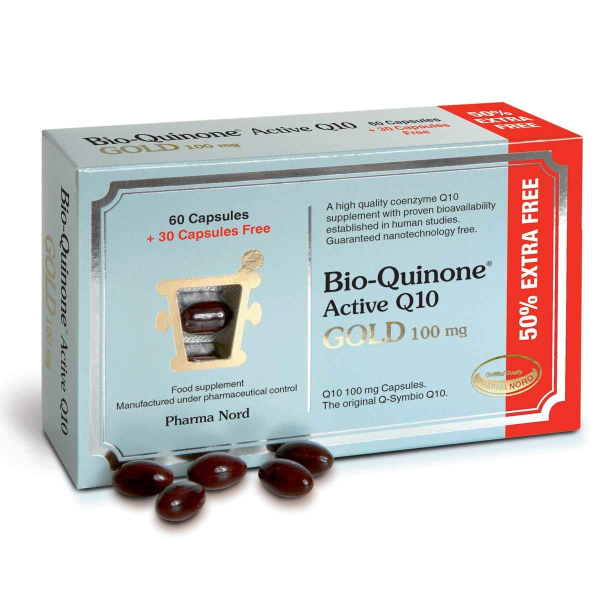 Bio Quinone Q10 150 Capsules - Premium Coenzyme Q10 Supplement for Heart Health & Energy Support - Perfect for Daily Wellness & Anti-Aging Routine