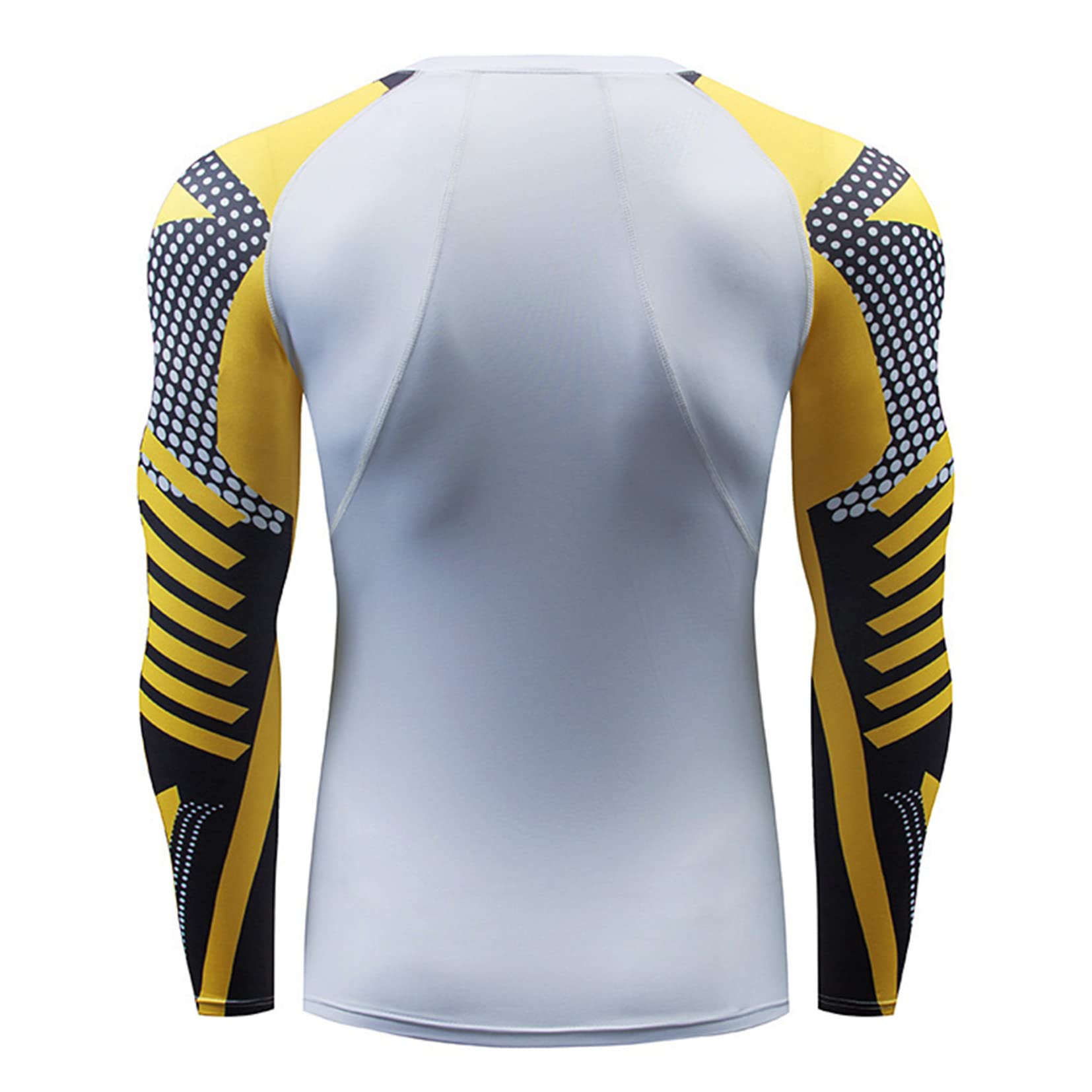 Men's UPF 50+ Long Sleeve Rash Guard Swim Shirt - Sun Protection Athletic Swimwear for Swimming, Surfing & Outdoor Water Sports