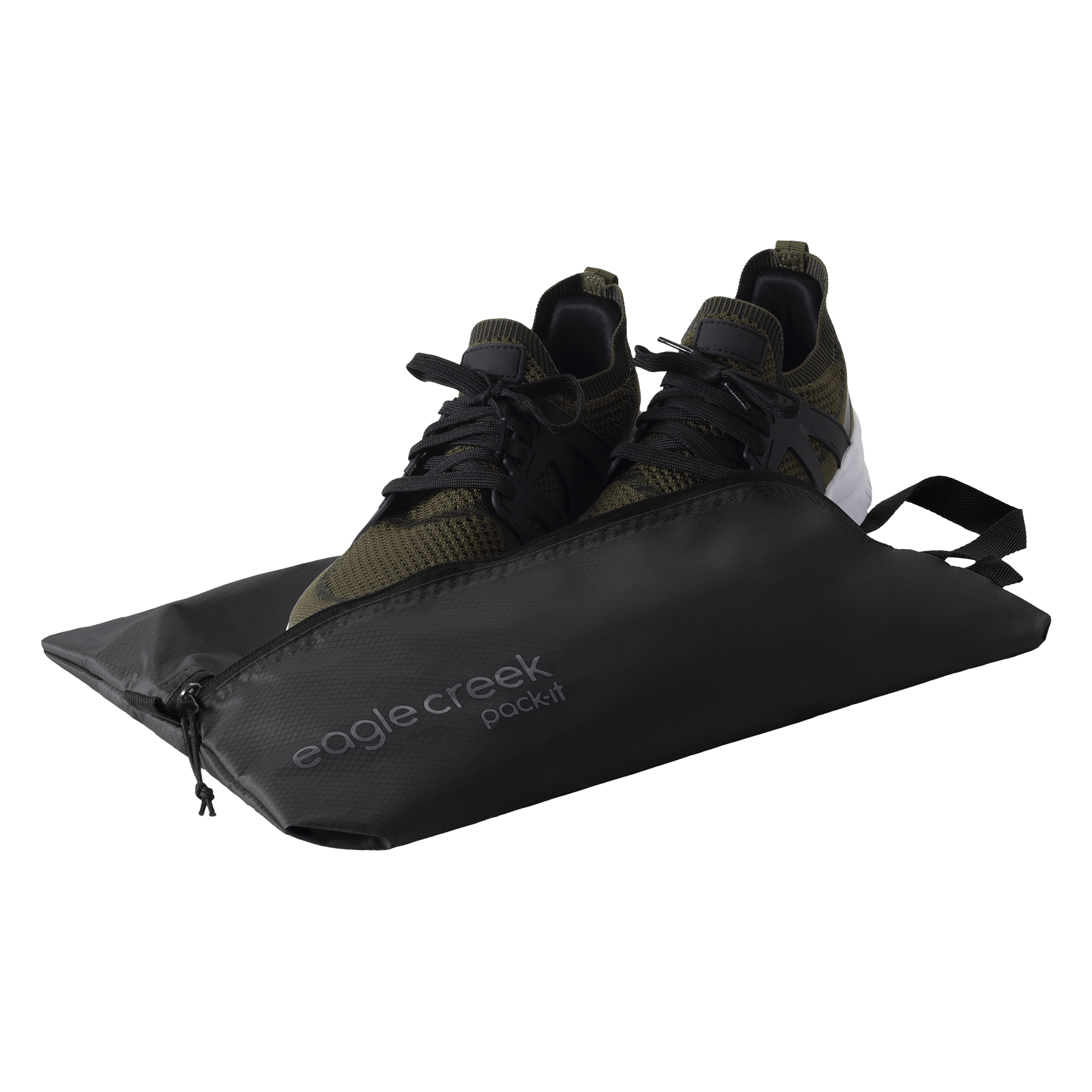 Eagle Creek Pack It Isolate Shoe Sack - Waterproof Travel Shoe Bag for Gym, Hiking & Airplane Carry-On - Keep Shoes Separate & Organized