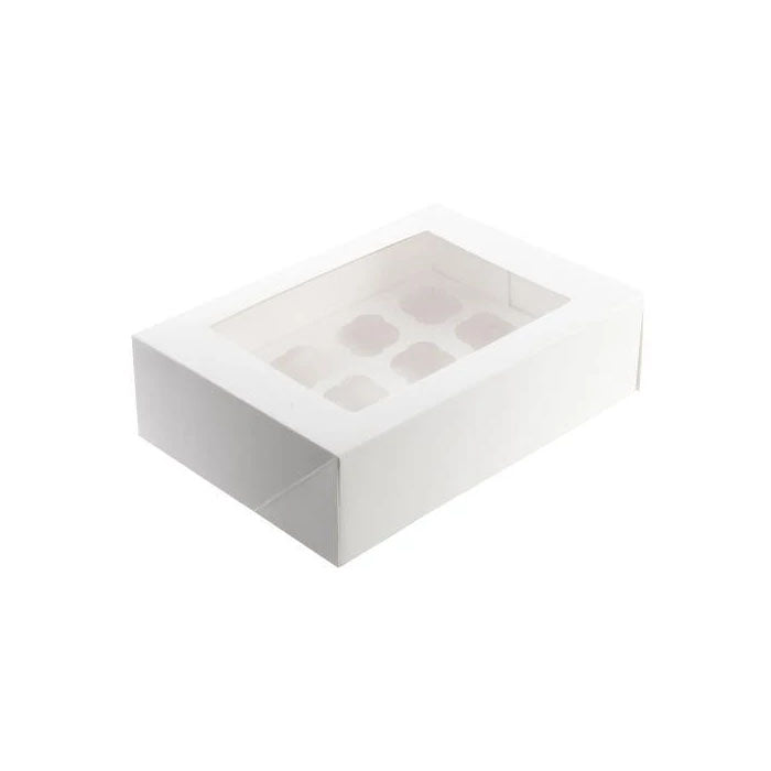 12-Count Cupcake Box with Inserts - Perfect for Baking, Parties & Gift Giving