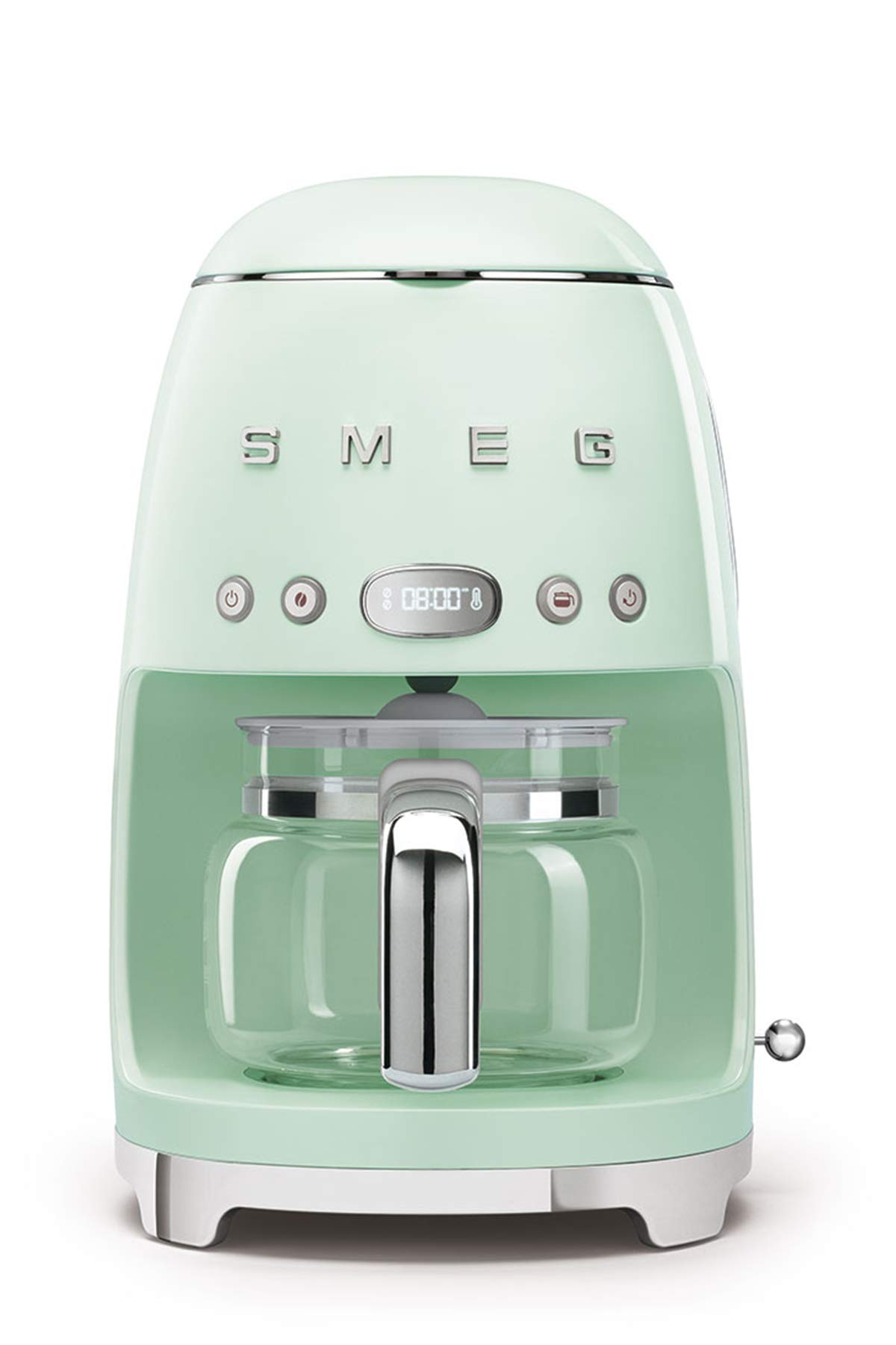 Smeg Retro Style Light Green Filter Coffee Machine - Premium Home & Office Coffee Maker for Espresso & Drip Coffee - Perfect for Kitchen, Office & Gifting