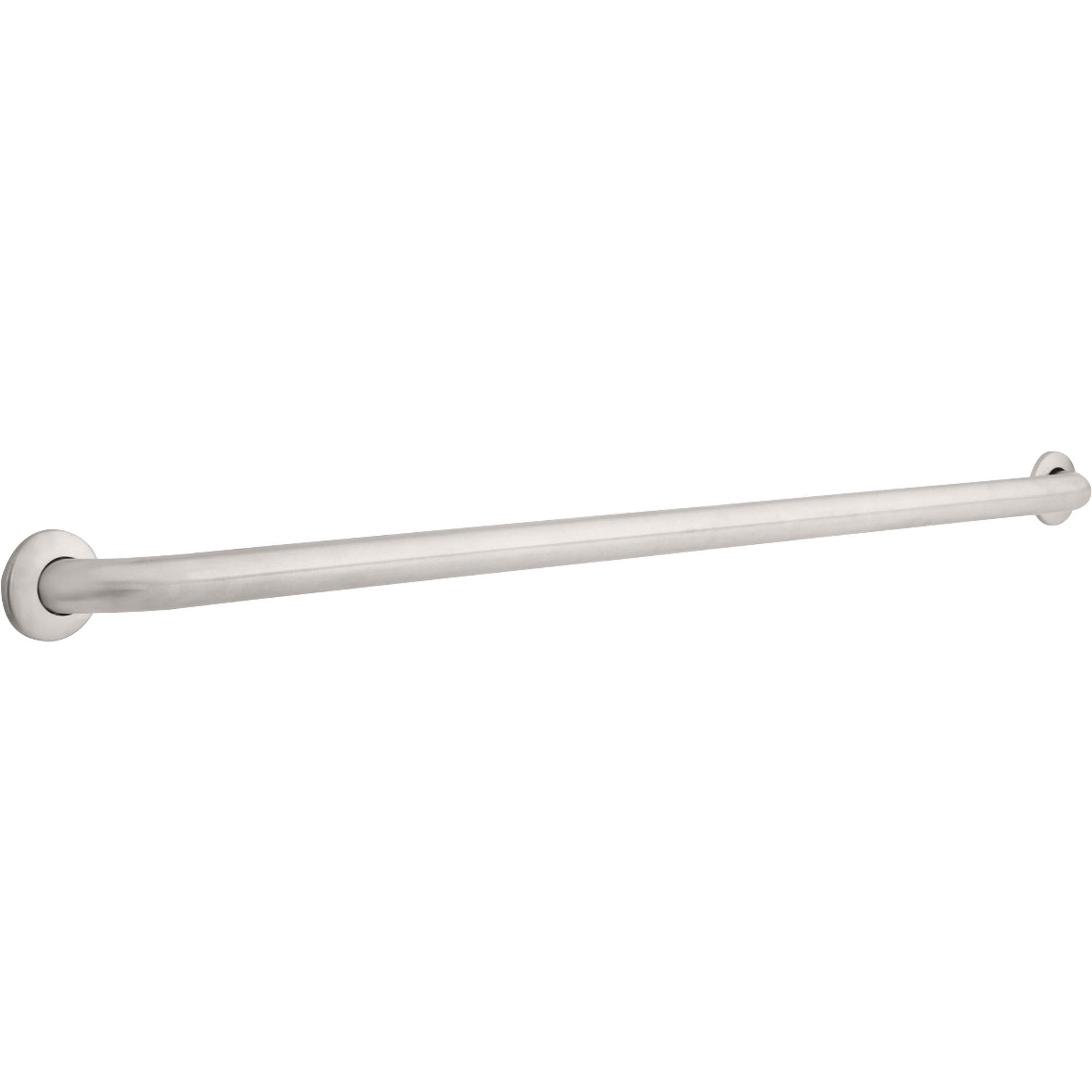 Delta ADA Compliant 1.5 x 48 Inch Stainless Steel Concealed Mount Grab Bar (Model 567683) - Perfect for Bathroom Safety and Accessibility