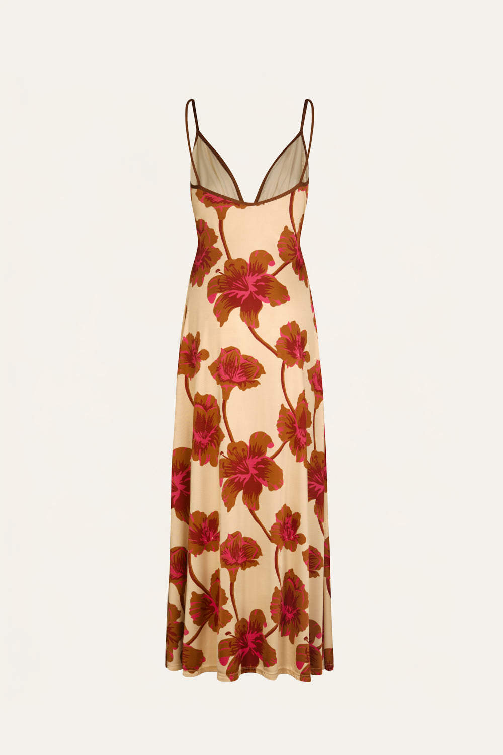 Sendero De Astromelias Dress - Floral Summer Maxi Dress for Women, Boho Chic Beach Wedding Guest Dress, Perfect for Vacations & Outdoor Parties