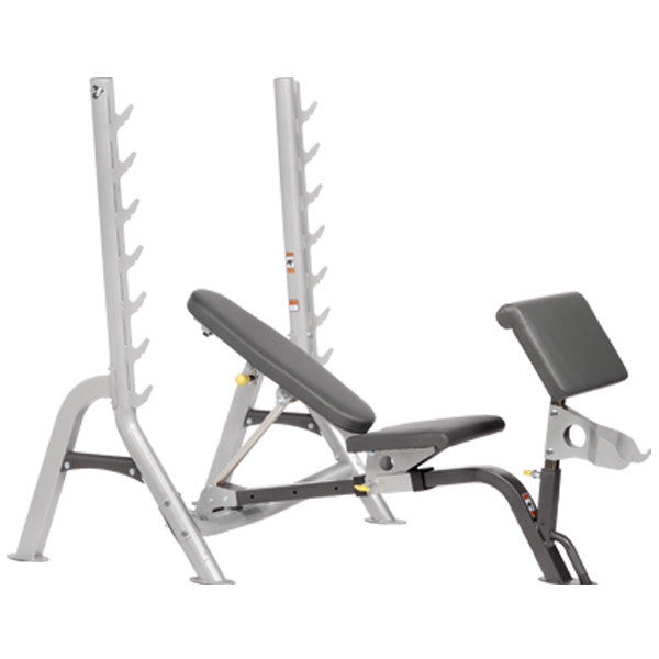Hoist 4000 02 Preacher Curl Bench - Adjustable Strength Training Equipment for Biceps & Arm Workouts | Perfect for Home Gym & Fitness Enthusiasts