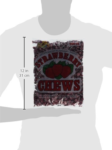 Albert's Fruit Chews - Strawberry Flavor 150lbs (240 Candies) | Bulk Candy for Parties, Events & Snacking | Delicious Soft Chewy Candy for Kids & Adults