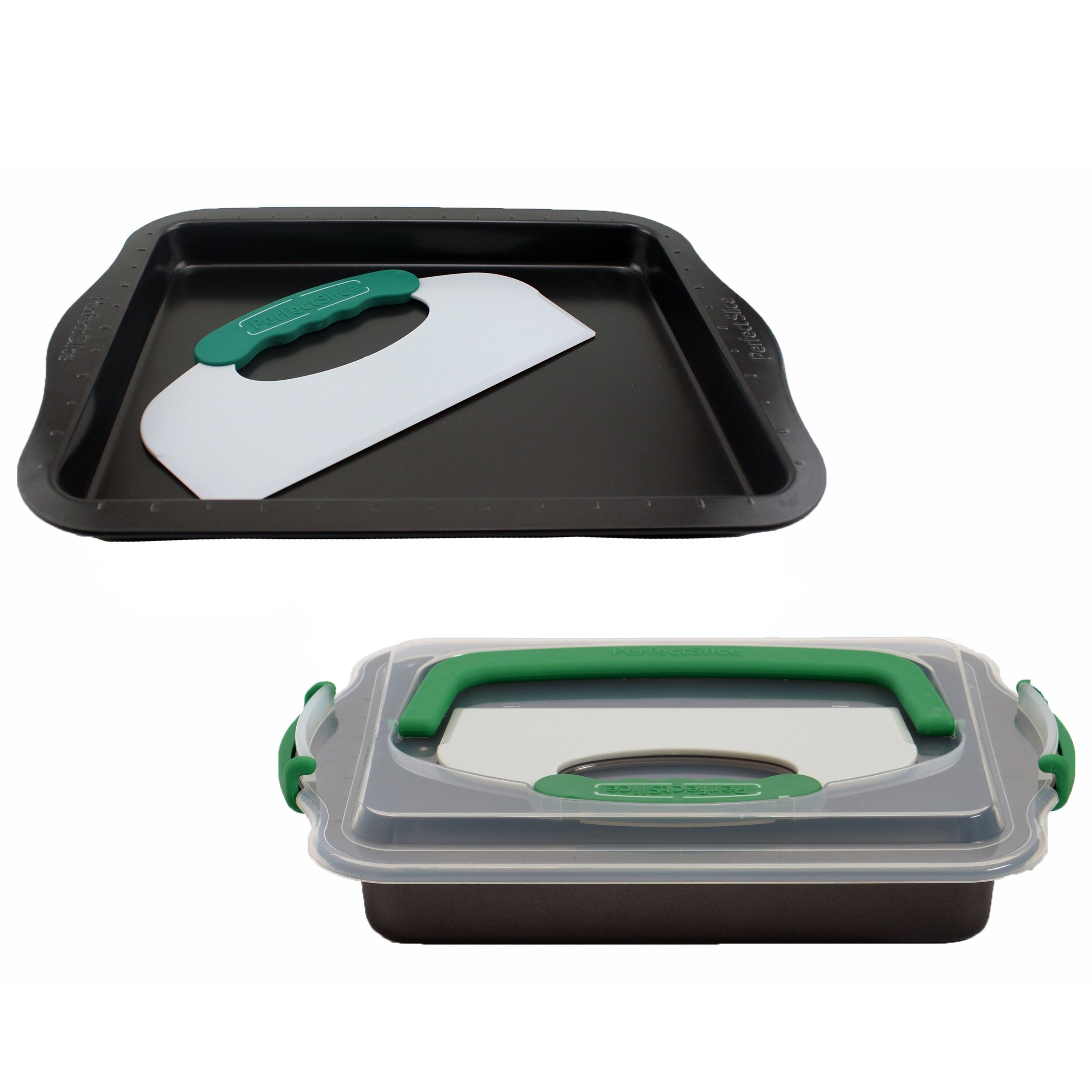 BergHOFF Perfect Slice 5-Piece Nonstick Bakeware Set - Oven Safe Baking Pans for Cakes, Pies & Desserts - Perfect for Home Bakers & Holiday Cooking