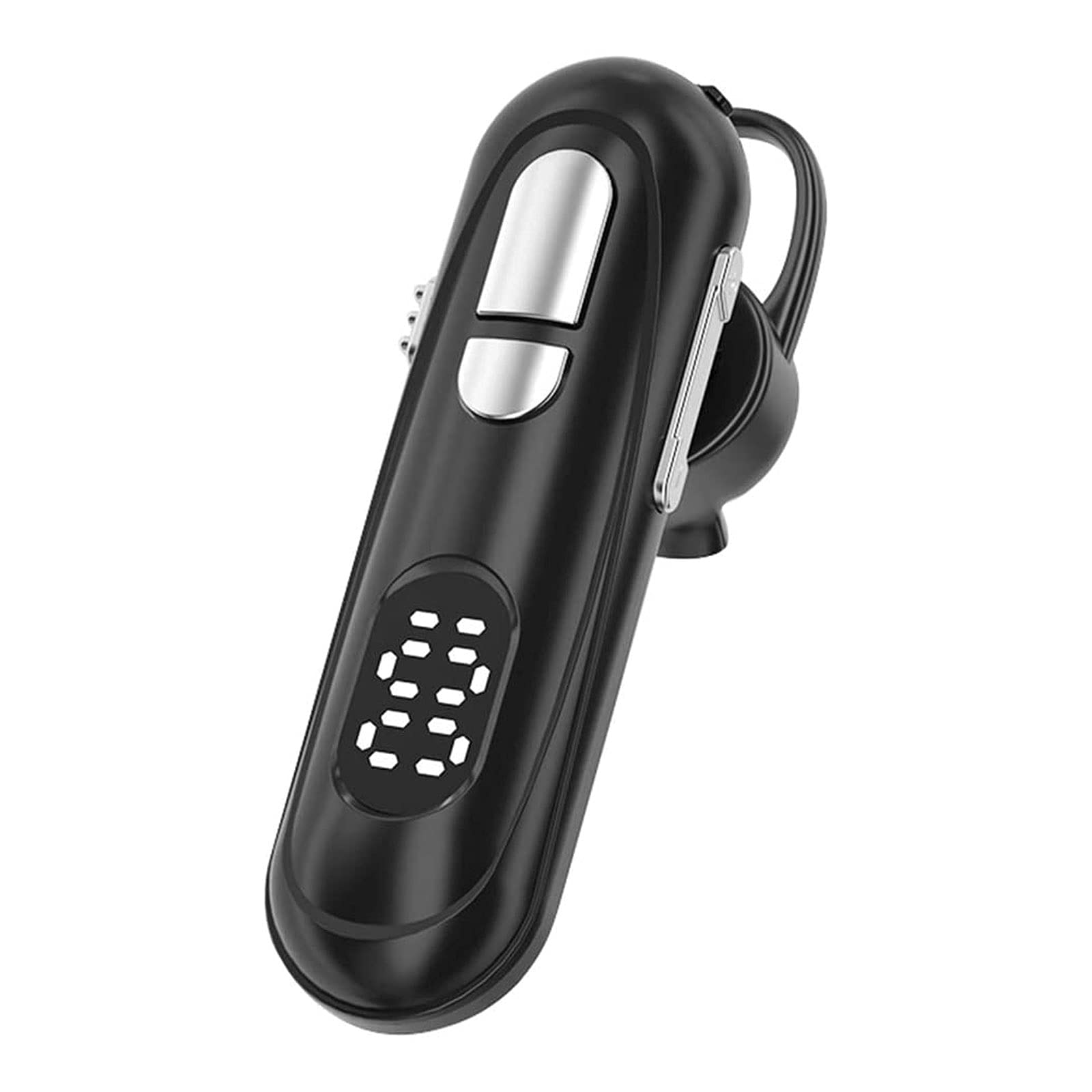 YOUOOK Wireless Earbuds Bluetooth 5.1 - Single Ear Headphones with Digital Display, HD HiFi Stereo Sound, Secure Fit for Business Calls, Driving & Sports | Perfect for Office, Commuting & Workouts