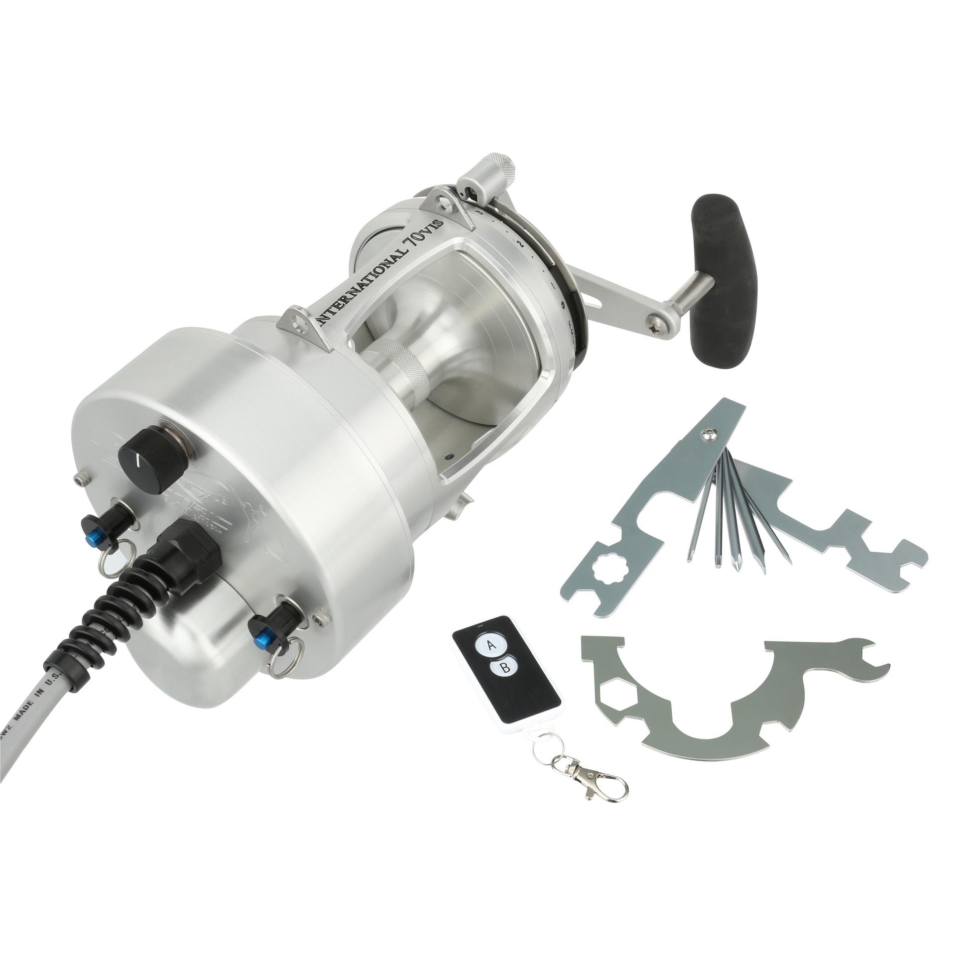 International® VI Electric Fishing Reel - High Performance Saltwater & Freshwater Fishing Gear for Anglers - Perfect for Deep Sea, Lake, and River Fishing Adventures