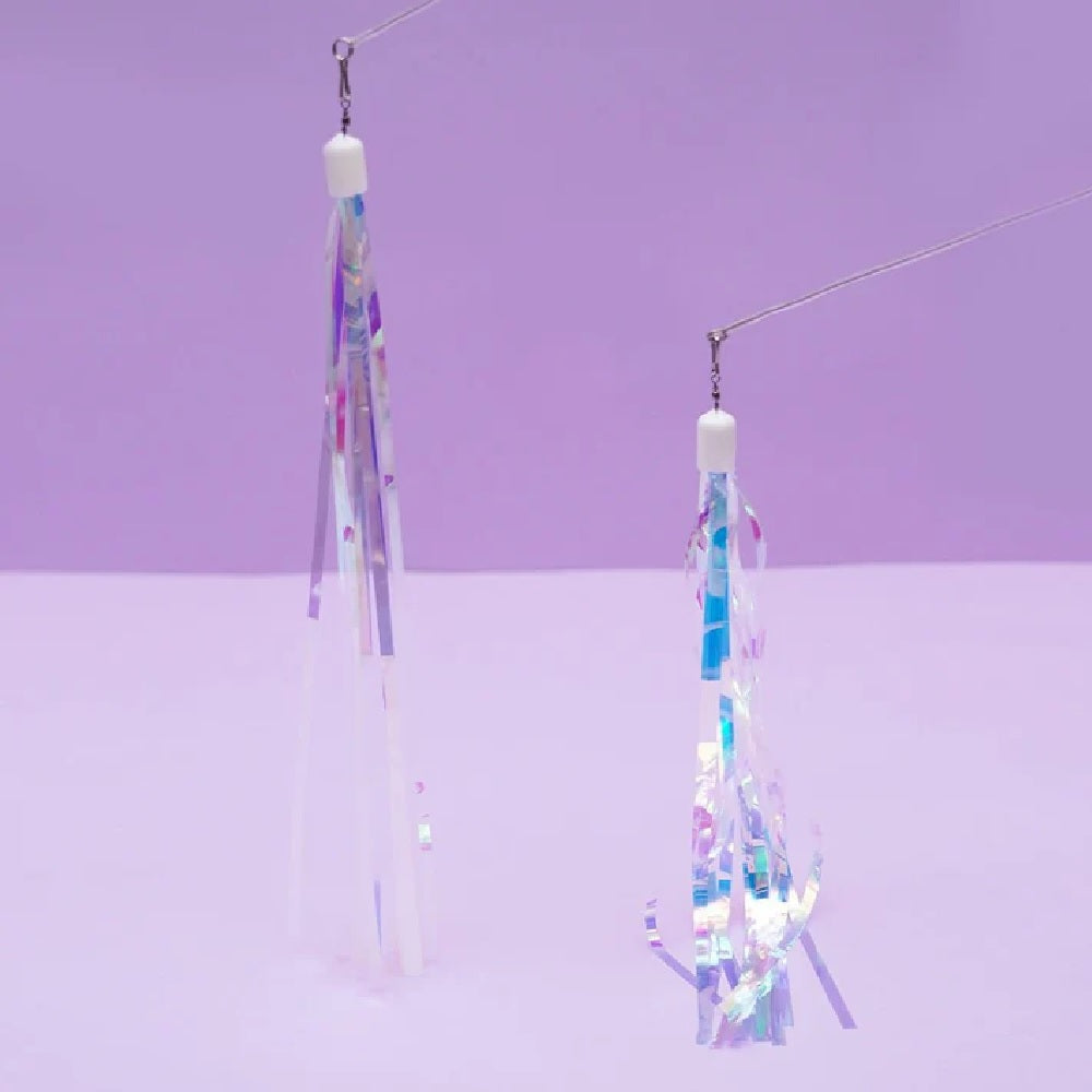 Aurora Jellyfish Cat Teaser Toy - Interactive LED Light Up Cat Wand with Floating Jellyfish Design - Perfect for Playtime, Exercise & Bonding with Your Kitten