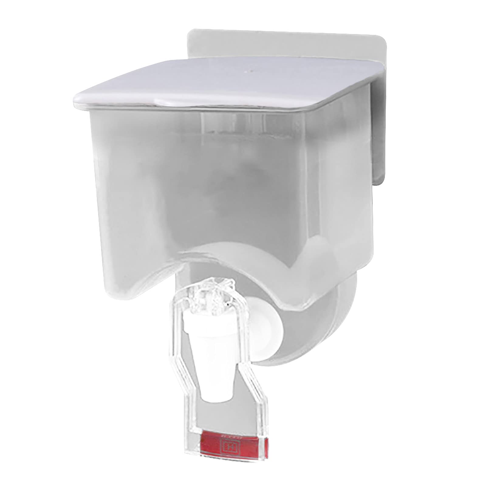RCNGTC Clear Wall-Mounted Kitchen Seasoning Dispenser - Perfect for Oil, Vinegar & Cooking Liquids Storage in Modern Kitchens