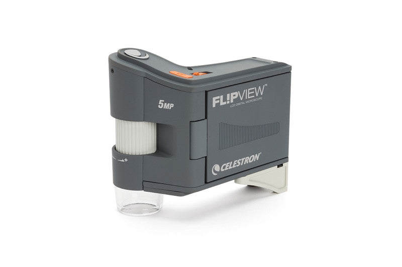 Celestron FlipView 5MP Portable LCD Digital Microscope 44314 - Perfect for Science Education, Hobbyists & Coin Collectors