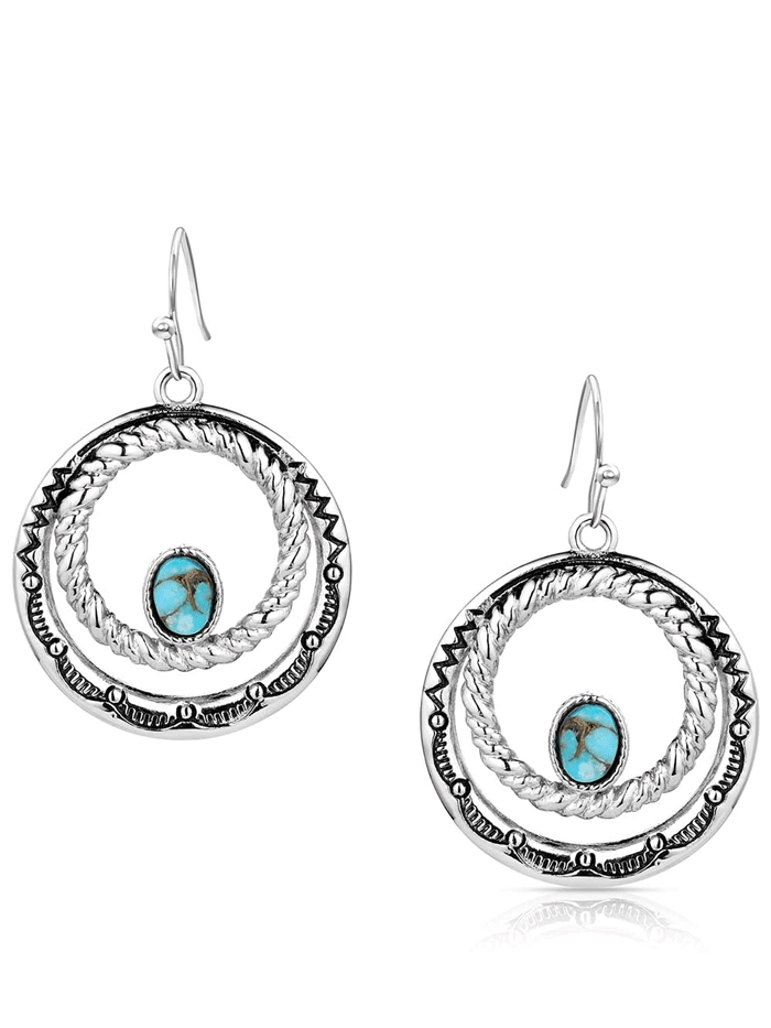 Montana Silversmiths ER6104 Women's Enchanted Soul Earrings - Sterling Silver Dangle Earrings for Everyday Wear & Special Occasions