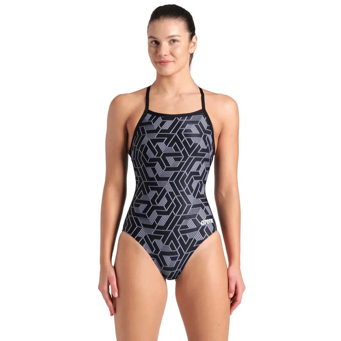 Arena Escape Lightdrop Back Swimsuit - High Performance Competitive Swimwear for Women, Perfect for Lap Swimming, Water Aerobics & Beach Activities