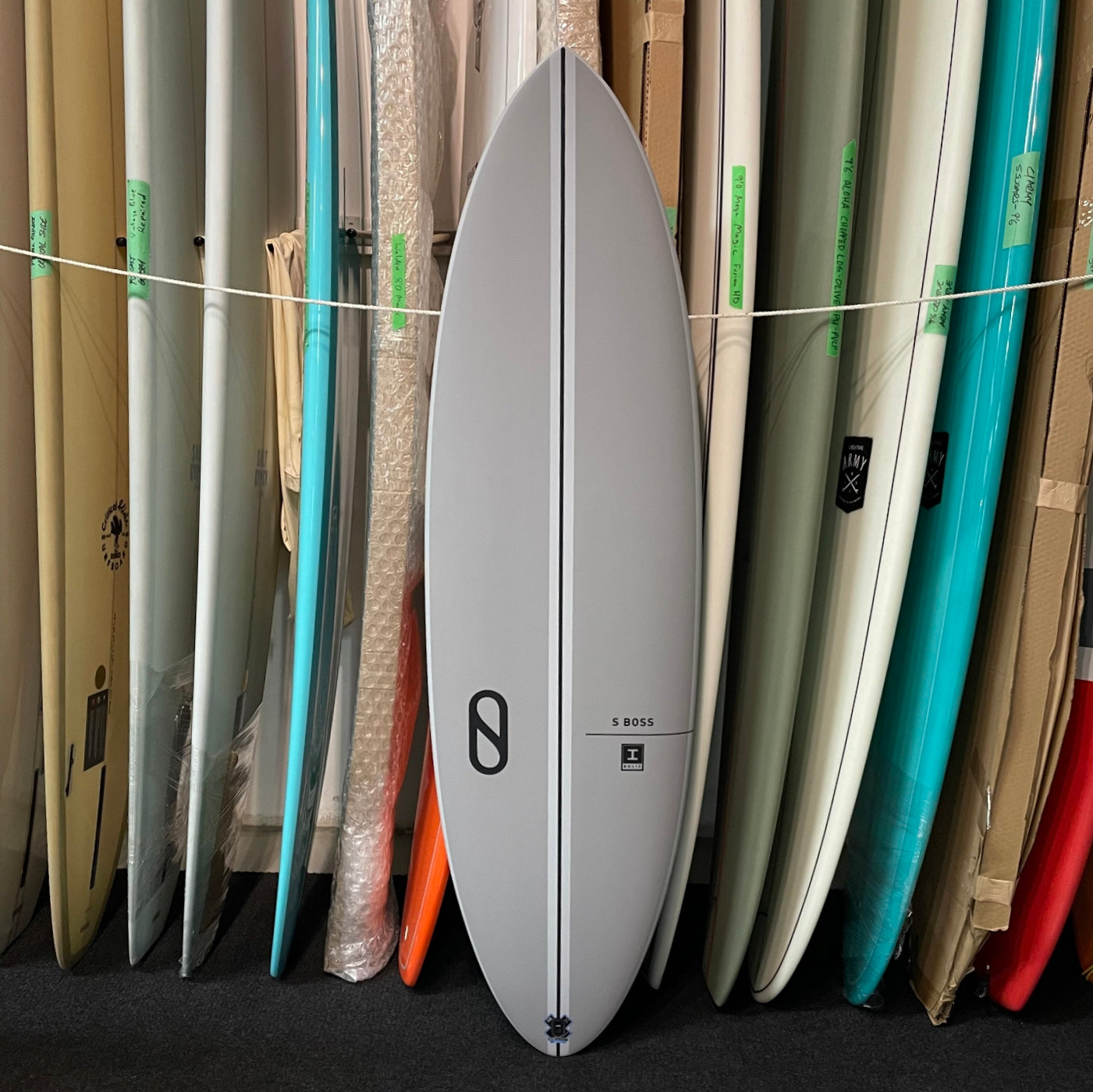 Firewire Slater Designs S Boss 5'10 Surfboard with Futures Fins - High Performance Shortboard for Waves & Beach Surfing