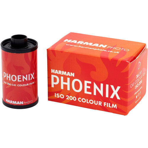 HARMAN Technology Phoenix 200 Color Negative Film 35mm Roll Film (36 Exposures) - Perfect for Street Photography, Travel & Everyday Shooting