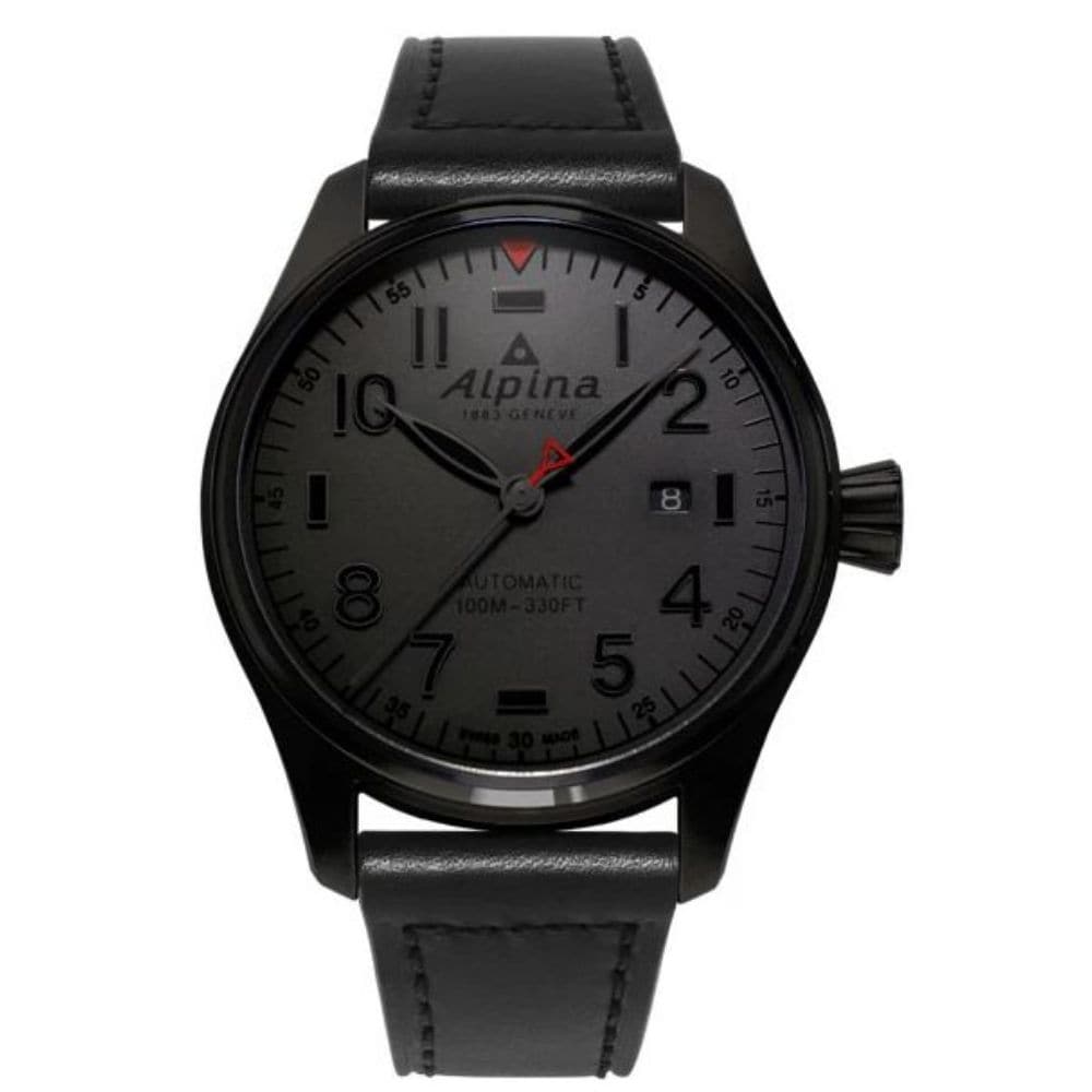 ALPINA STARTIMER PILOT Automatic Men's Watch - Shadow Line AL 525GG4FBS6 | Luxury Aviation Timepiece for Business & Travel
