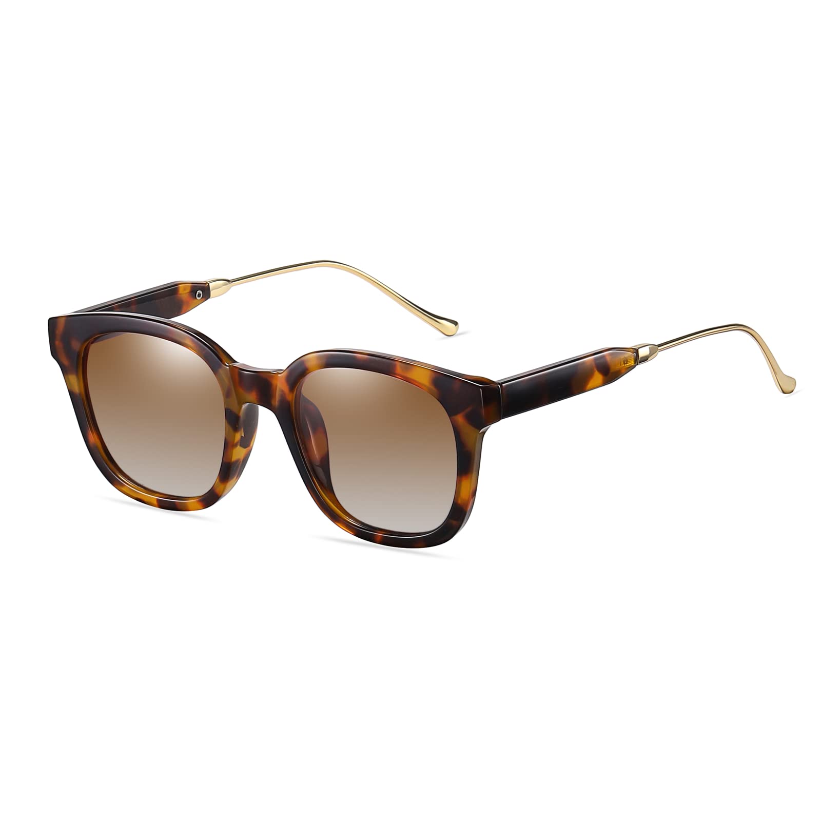 LASPOR Classic Square Polarized Sunglasses UV400 Protection for Women & Men - Perfect for Driving, Fishing, and Outdoor Activities