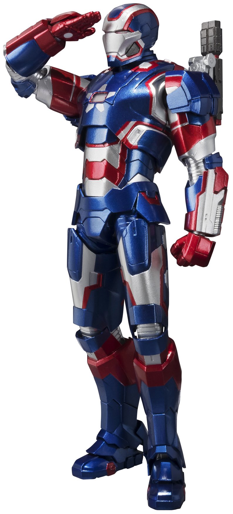 Bandai S.H. Figuarts Iron Patriot Action Figure from Iron Man 3 - Highly Detailed Collectible Toy for Marvel Fans | Perfect for Display, Photography, and Comic Conventions