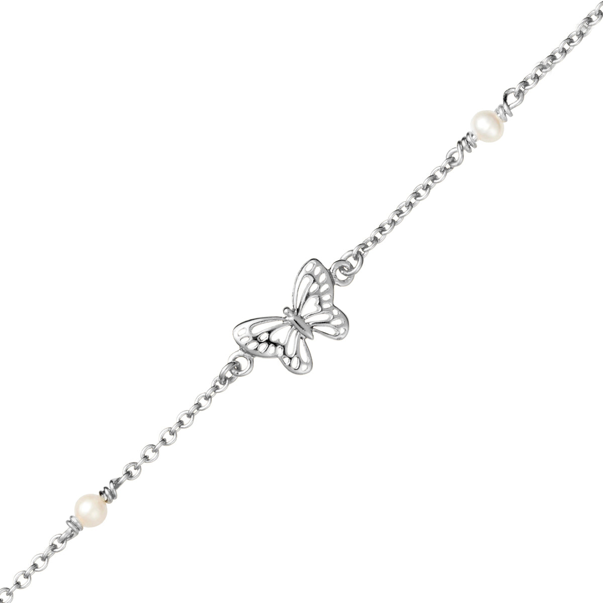 Elegant Butterfly Pearl Bracelet for Women - Handmade Fashion Jewelry Gift for Birthday, Anniversary & Special Occasions