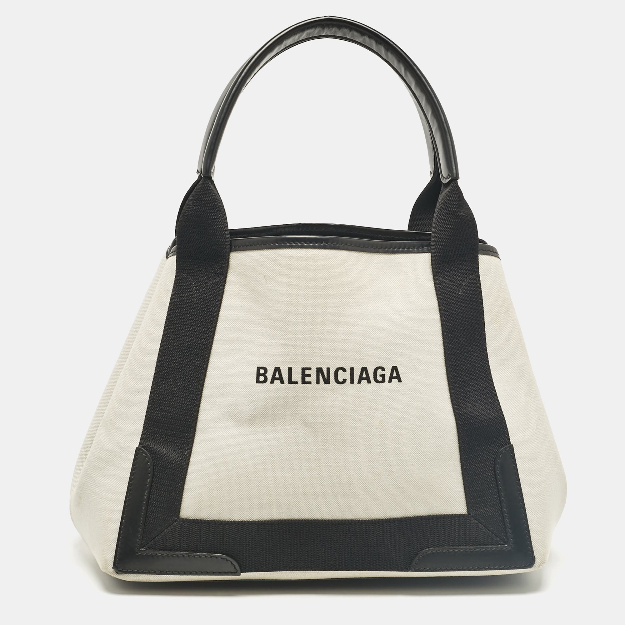 Stylish Black Canvas Leather Tote Bag for Women - Durable & Spacious Handbag for Work, Travel, and Everyday Use