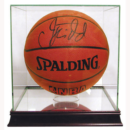 Premium Glass Display Case for Basketball & Soccer Ball - Shatterproof Protection for Collectibles & Memorabilia - Perfect for Home Decor, Sports Fan Gifts & Trophy Showcase