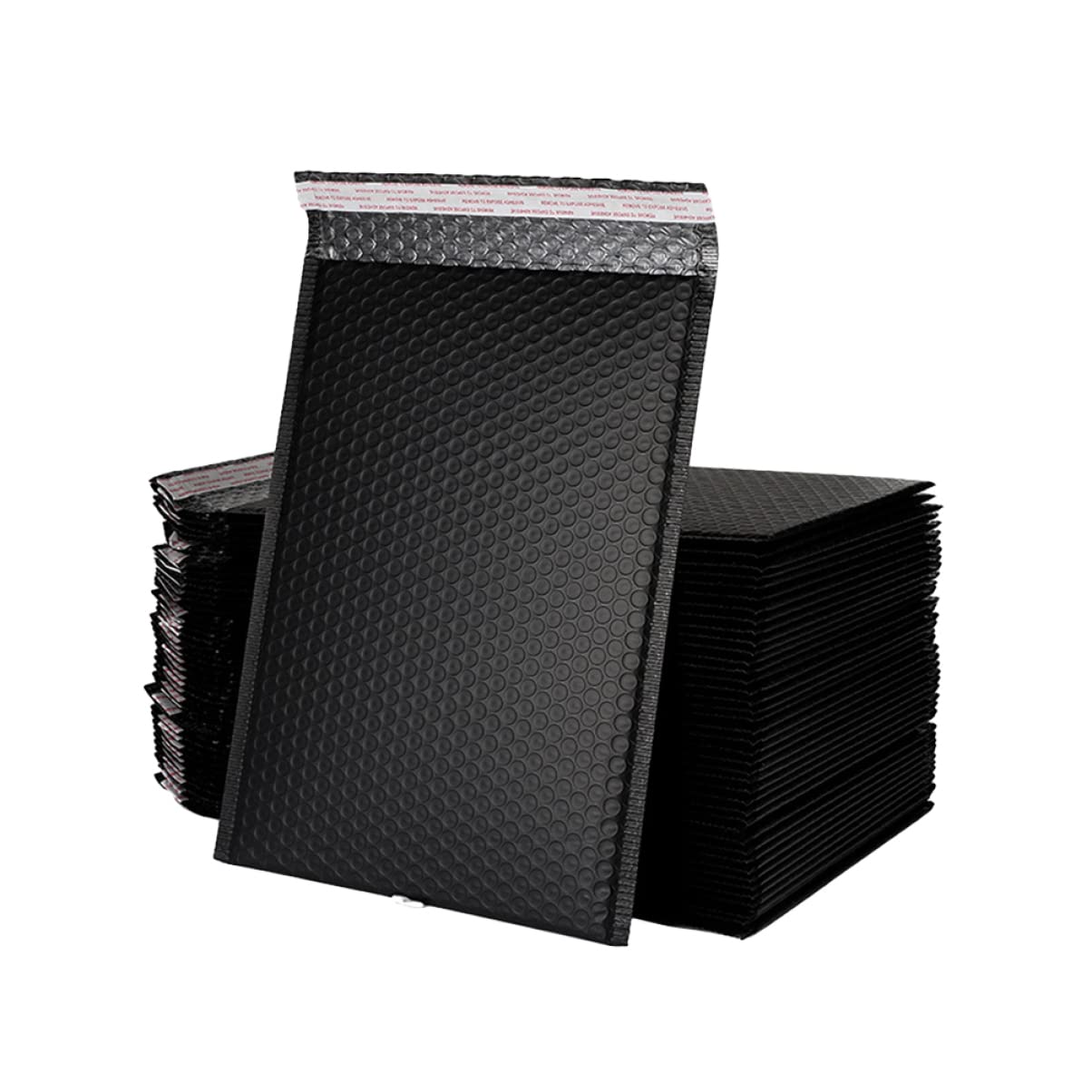 NUOBESTY 25-Pack Black Bubble Mailers - Waterproof Shipping Envelopes for Ecommerce, Self-Sealing Padded Mailing Bags (8x12 Inch) - Perfect for Amazon FBA, eBay, Etsy & Small Business Shipments