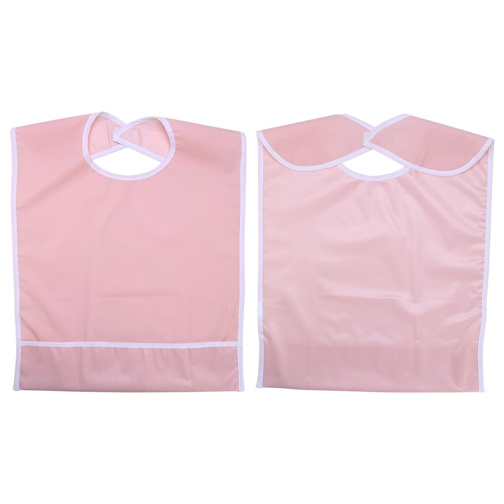 FILFEEL Waterproof Adult Bib for Mealtime - 17.72 x 25.59 Inch Clothing Protector for Elderly & Disabled Care - Perfect for Dining, Nursing Homes & Daily Assistance