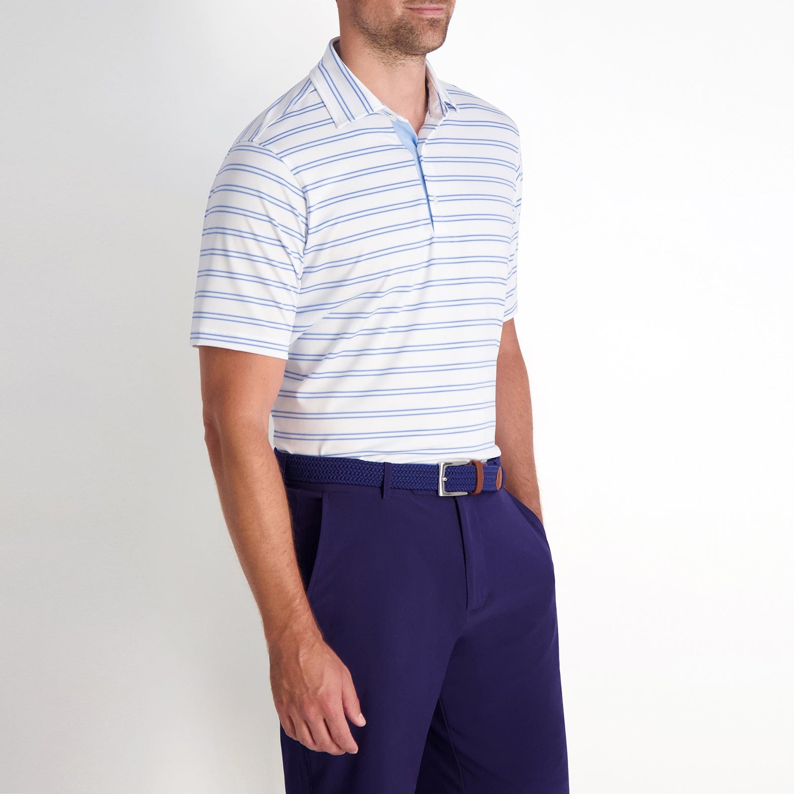Ron Striped Men's Casual Shirt - Comfortable & Stylish Button Down Shirt for Work, Travel & Everyday Wear