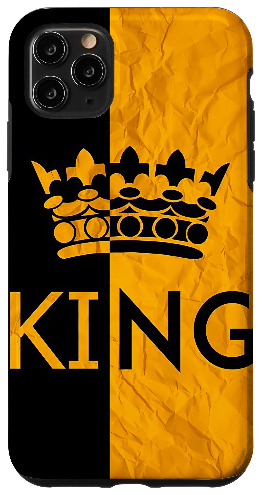 Premium iPhone 11 Pro Max Case with King Crown Design - Shockproof Protective Cover for Men & Women | Perfect for Daily Use, Parties & Special Occasions
