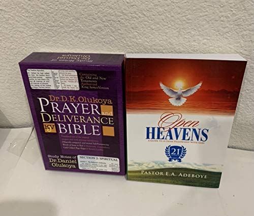 2021 Bible Study and Devotional Set of 2: Pocket-Sized Prayer & Deliverance Bible + Open Heavens Devotional Guide (Volume 21) for Daily Christian Worship, Prayer Meetings & Personal Spiritual Growth