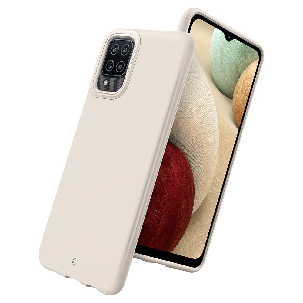 CYRILL Stone Designed Shockproof Case for Samsung Galaxy A12 (2021) - Slim Fit Protective Cover with Raised Edges | Durable Phone Case for Everyday Use, Work, Travel & Outdoor Activities | Perfect for Commuting, Gym, and Adventure | Ideal for Business, School, and Sports Enthusiasts