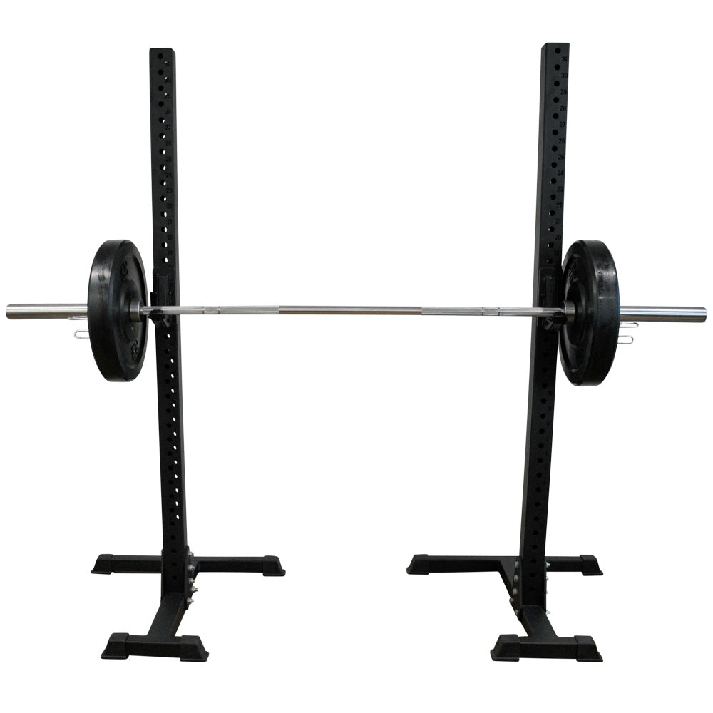 XLR8 Adjustable Squat Stand for Home Gym - Heavy Duty Weight Lifting Equipment for Squats, Bench Press & Strength Training - Perfect for Garage, Basement & Home Workouts