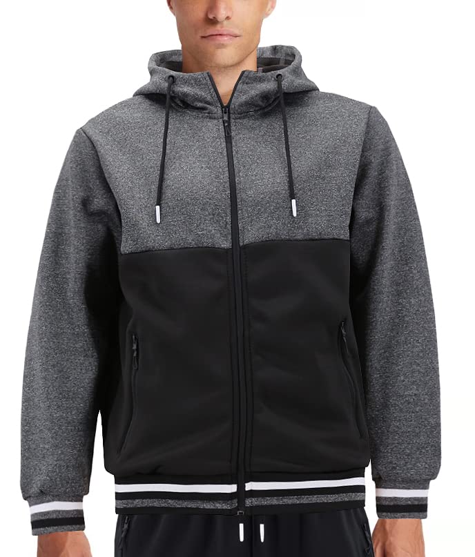 Men's Athletic Two-Tone Sweat Tracksuit - Lightweight Running Jogging Gym Outfit Set for Workout & Training | Perfect for Fitness, Sports & Casual Wear