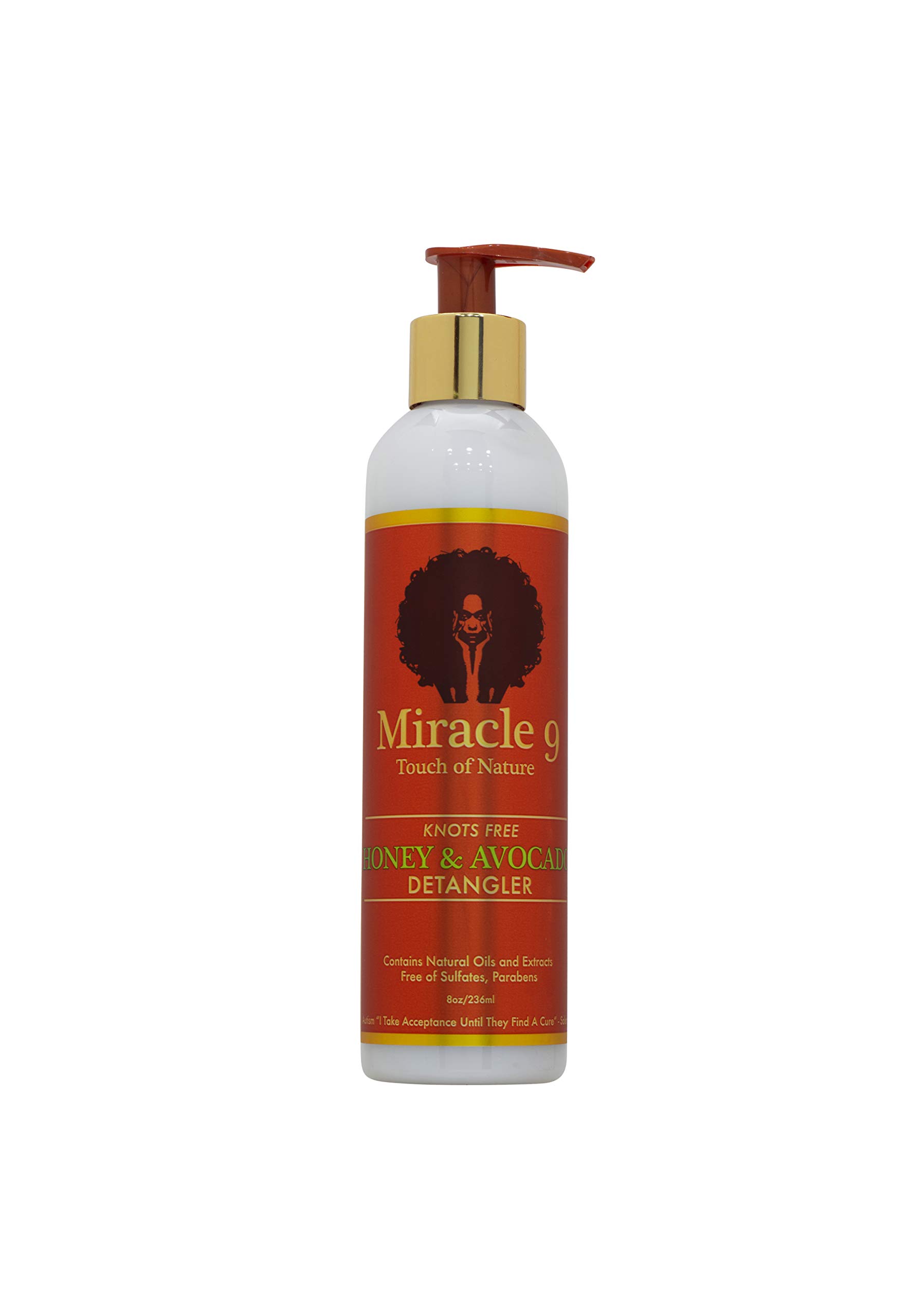 Knots Free Honey & Avocado Hair Detangler Spray - 8 oz for Smooth & Shiny Hair | Perfect for Daily Use, Travel & Post-Workout Hair Care