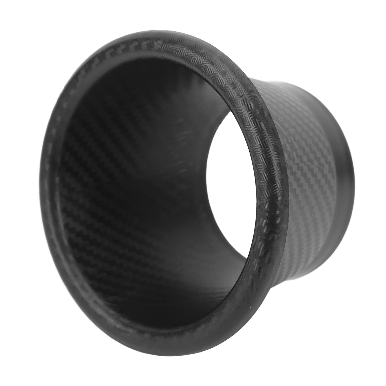 Universal Carbon Fiber Style Turbo Air Intake Pipe Funnel Set - Lightweight Front Bumper Air Inlet Pipe with Easy Installation for Most Vehicles | Performance Upgrade & Engine Cooling Enhancement
