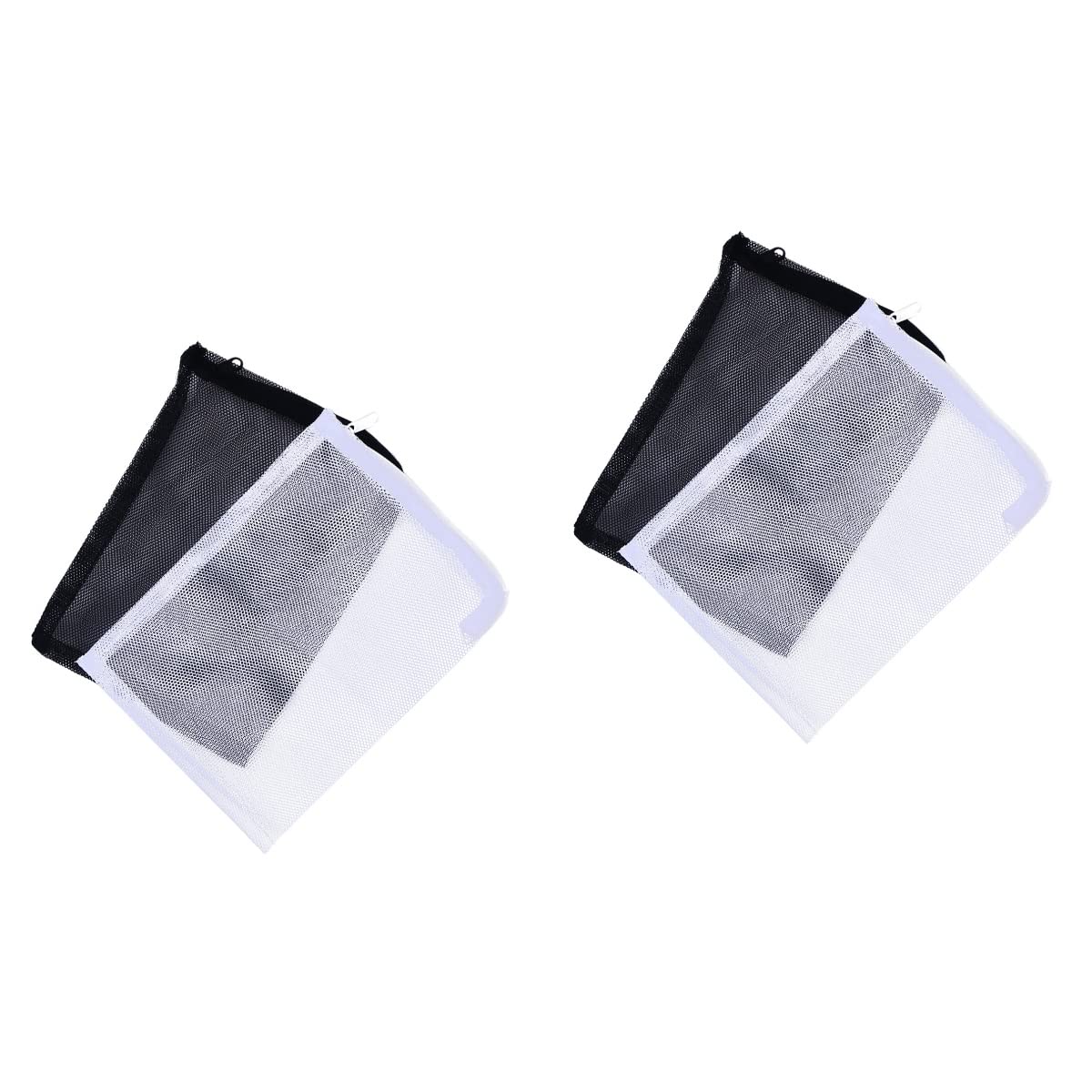 Balacoo 20Pcs Aquarium Filter Media Bags - 15x20CM Fish Tank Mesh Filter Bags with Zipper for Freshwater & Saltwater Aquariums - Perfect for Bio Balls, Ceramic Rings & Carbon Filtration - Enhance Water Quality in Your Home or Office Fish Tank - Ideal for Fish Tank Maintenance, Water Filtration & Aquarium Cleaning