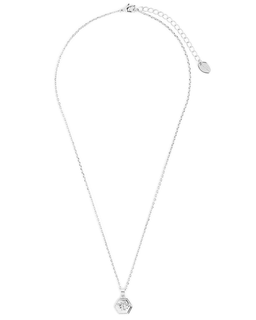 Hexagon Bee Pendant Necklace - Gold Honeycomb Jewelry for Women, Dainty Layering Necklace, Perfect for Everyday Wear & Gift Giving | Boho Chic, Nature Inspired, Casual & Formal Occasions