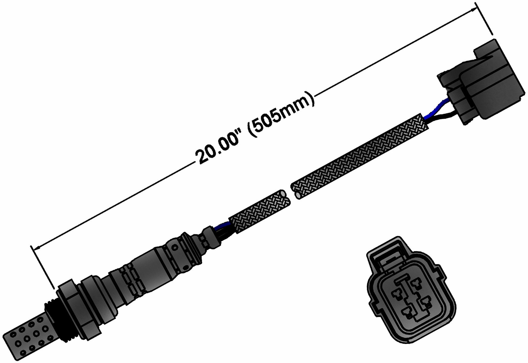 ACDelco Gold 213-1482 Heated Oxygen Sensor - Compatible with GM Vehicles - Improve Engine Performance & Fuel Efficiency - Perfect for Chevy, GMC, Buick & Cadillac Models - Ideal for Engine Diagnostics & Emissions Testing