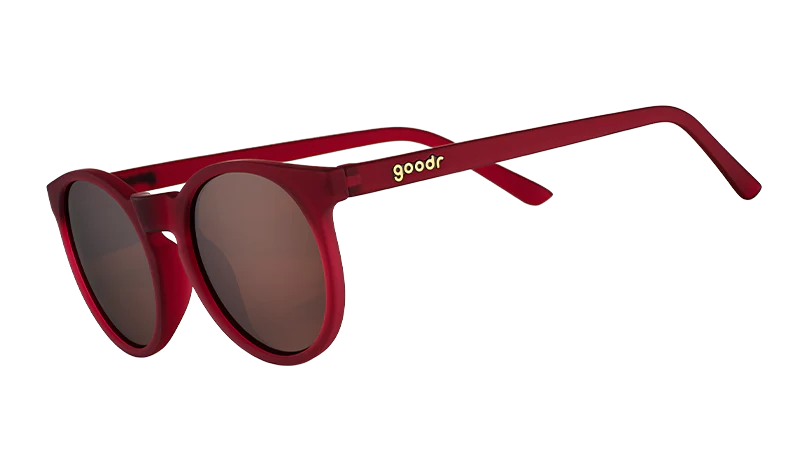 Goodr I'm Wearing Burgundy? Polarized Sunglasses for Men & Women - UV Protection, Lightweight & Stylish for Running, Cycling, Driving & Outdoor Activities