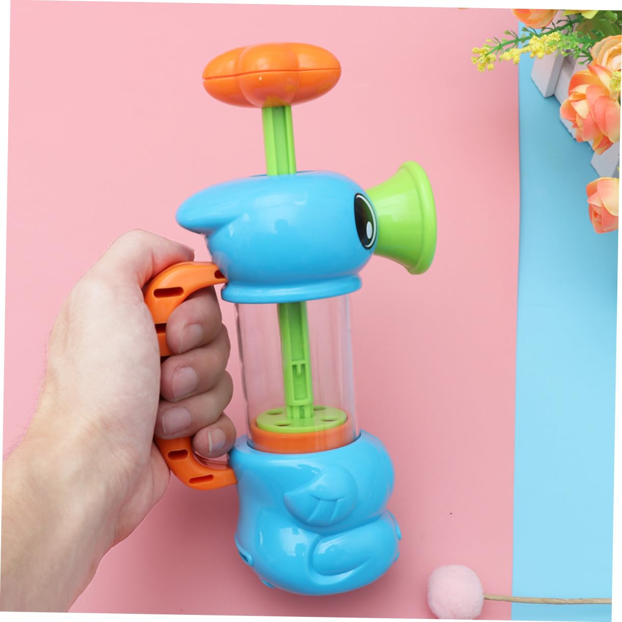 HEMOTON 2 Pack Water Spray Bath Toys for Kids - Fun Faucet & Pump Water Play Set for Bathtub, Pool & Outdoor Activities - BPA Free Baby Bath Time Essentials