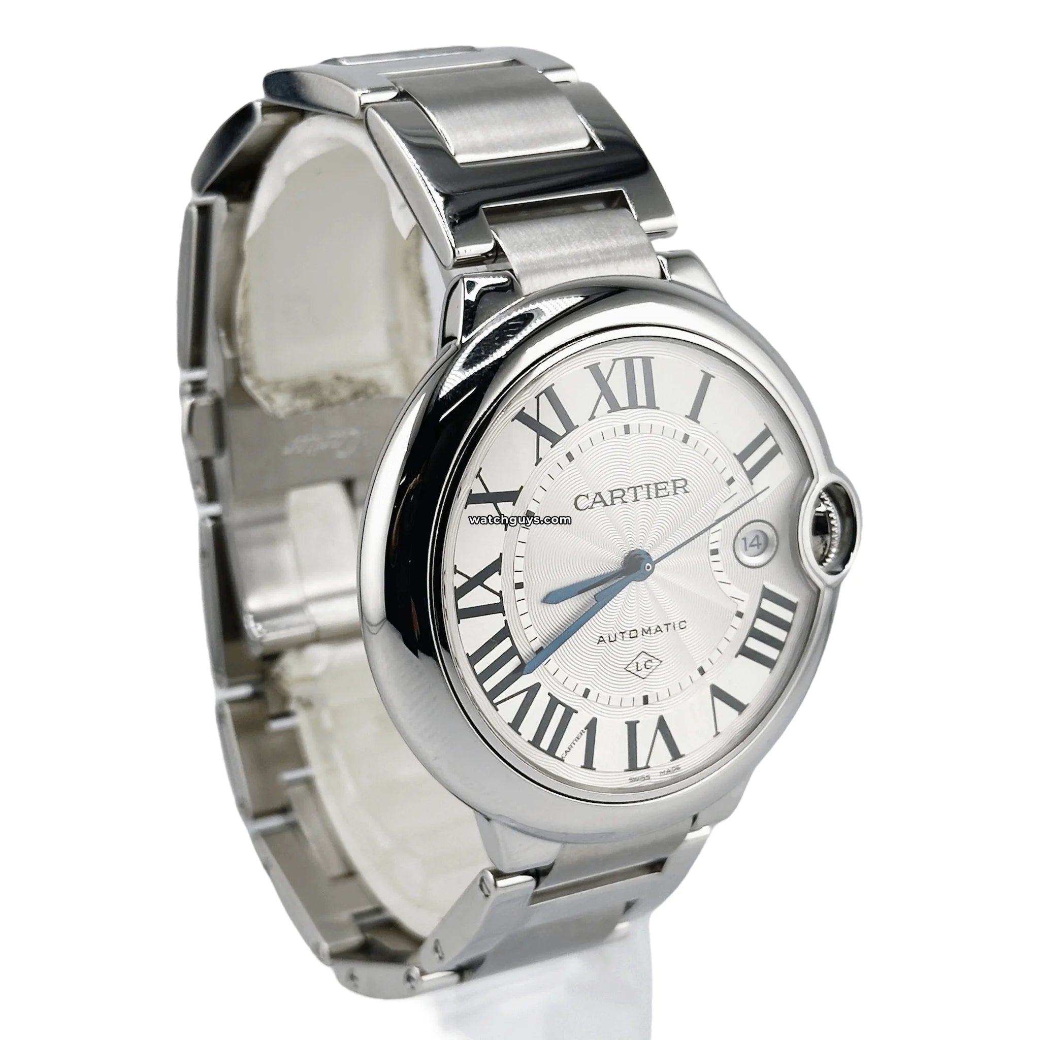 Cartier Ballon Bleu 42mm Automatic Men's Watch - 3765 Stainless Steel Luxury Timepiece for Business & Formal Occasions