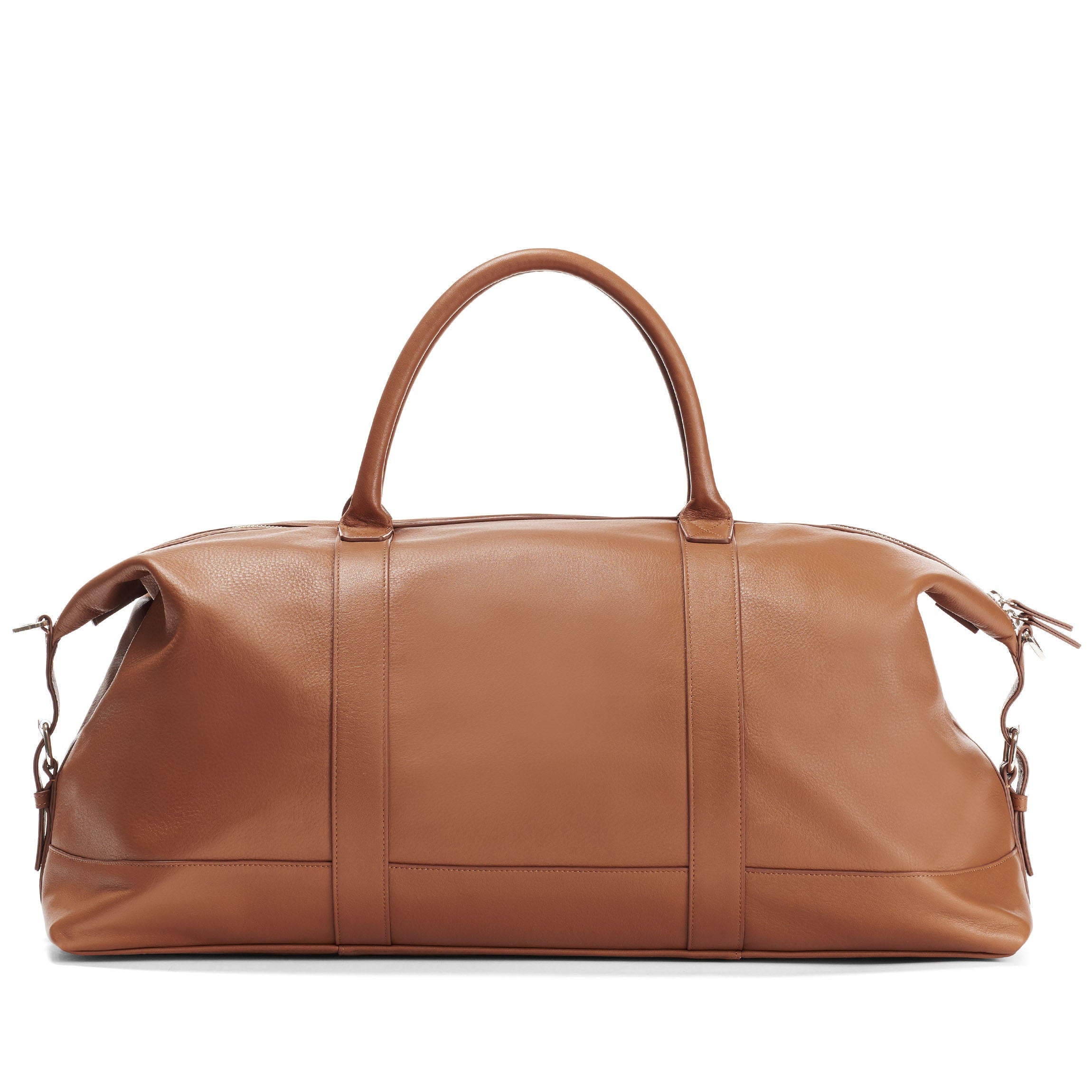 Kessler Large Duffle Bag in Cognac - Spacious Travel Duffel for Gym, Weekend Trips & Outdoor Adventures