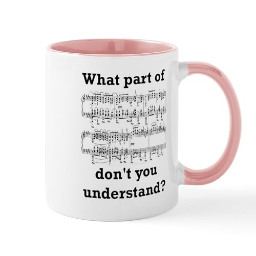 White/Pink Inside - The Musician Mug