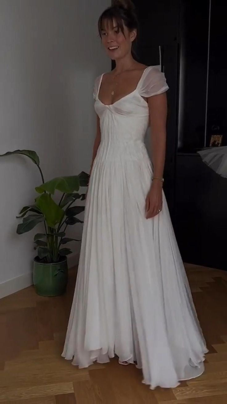 Elegant A-Line White Tulle Long Prom Dress for Formal Party, Wedding, Homecoming | J3345 | Perfect for Evening Gala, Bridal Shower & Special Occasions